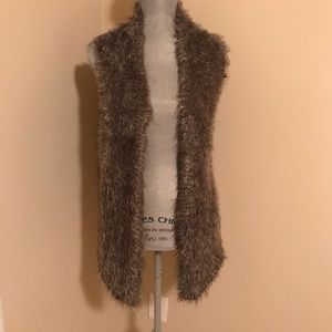 Cabi fur vest size medium